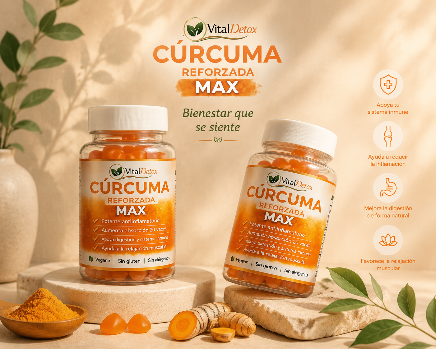 Pack cúrcuma Reforzada Max