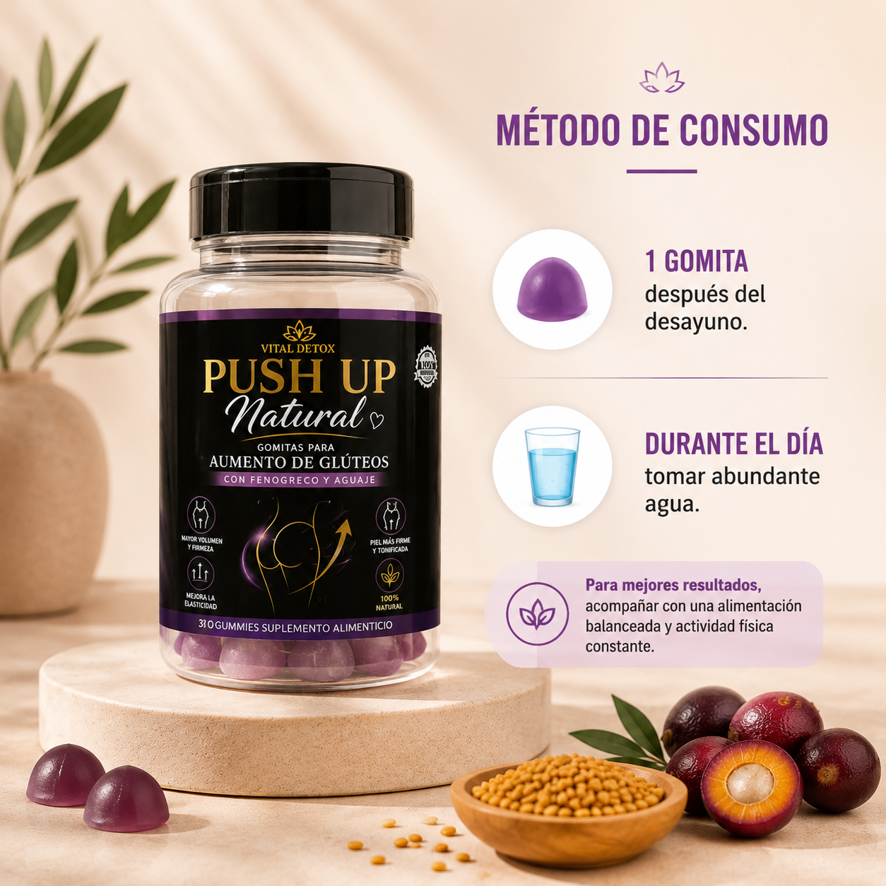 Push Up Natural