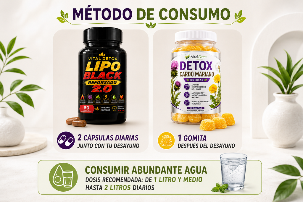 Lipoblack + Detox Cardo mariano